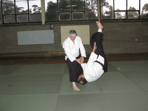 Aikido, Aiki Kai Mt Eliza Pic 4 - One of our more active throws