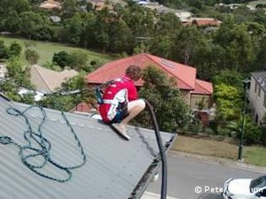 Peter The Possum Man Pic 4 - Gutter cleaning to remove leaves and debirs