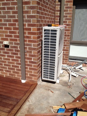 JH Air Conditioning Pic 2 - Condensing unit relocation