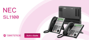 Rentaphonesystem - Business Phone Systems, Small and Medium Office Phone Systems Pic 2 - Take control of your communication needs with a costeffective and powerful system which will grow with your company NEC SL1100 Phone System