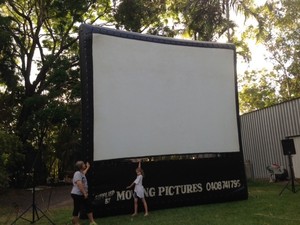 Giggling geckos moving pictures hire Pic 4 - Front Projection