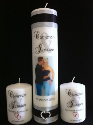 Candles Personalised For You Pic 5 - Candles Personalised For You Wedding candles