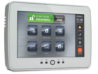 Affordable Home Security Pic 1 - DSC touchpad