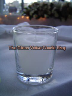 The Glass Votive Candle Shop Pic 2 - Clear Glass Votive Candle Also Available in Frosted Glass