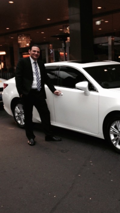 Arrive On Time Limousines Pic 1 - White Lexus Sedan ES 350