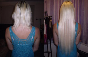 Spoil Yourself Sexy Hair Extensions Pic 2 - before after