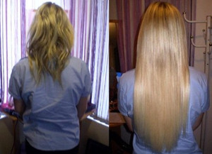 Spoil Yourself Sexy Hair Extensions Pic 4 - before after