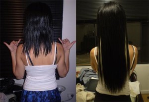 Spoil Yourself Sexy Hair Extensions Pic 3 - before after