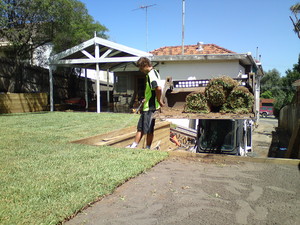 Complete Renovations & Bobcat Services Pic 2 - Full landscape laying of turf