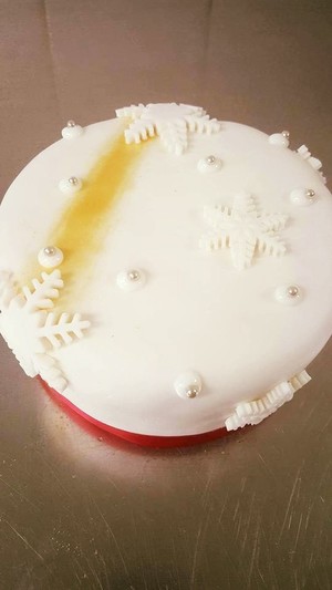 Cakes by the Zimmermann Pic 2 - Iced Christmas Fruit Cake