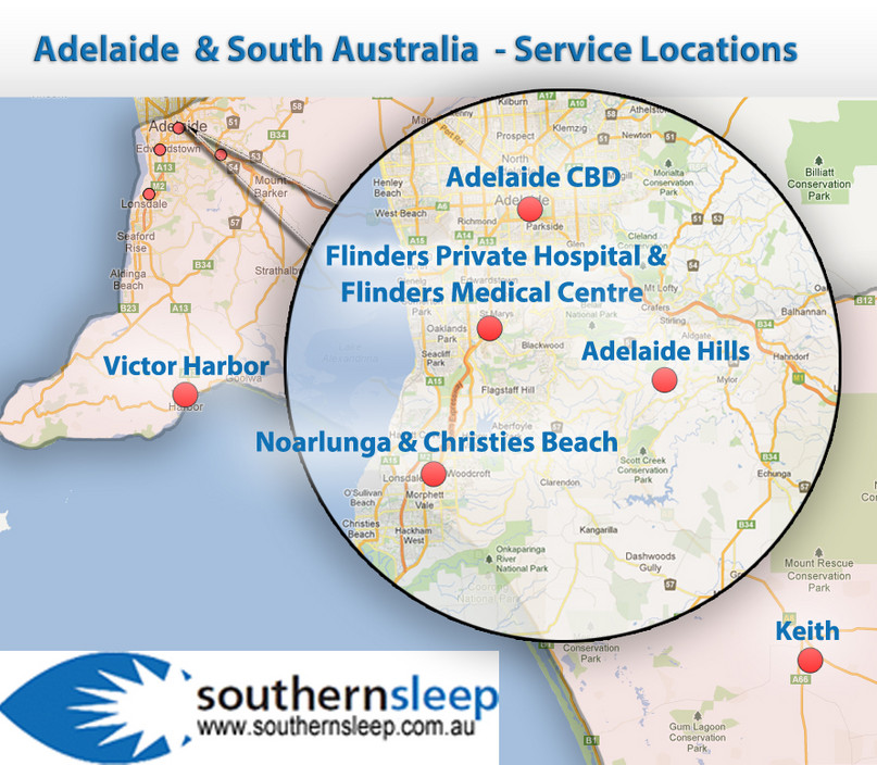 Southern Sleep Pic 1 - Our locations and coverage area