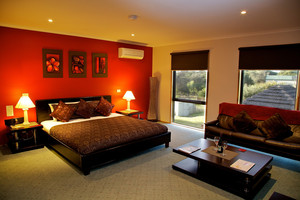 Venus Bay Day Spa Pic 5 - Guest room with king bed and private ensuite