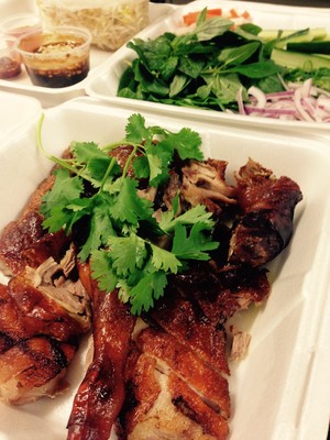 Saigon Corner Cuisine Pic 4 - peeking duck takeaway pack