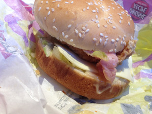 KFC Pic 2 - My frozen burger