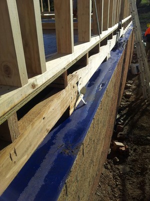 Best Termites Control Pic 3 - Homeguard installed to the subfloor walls under timber