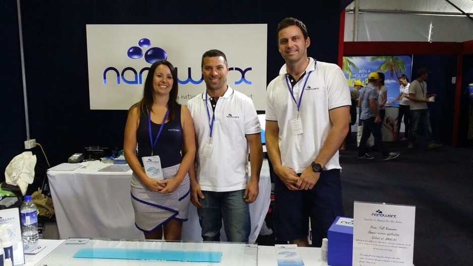 Nanoworx Pic 1 - Thank you to all who visited us at the Mandurah Boat Show our first exhibit and product launch was a total success