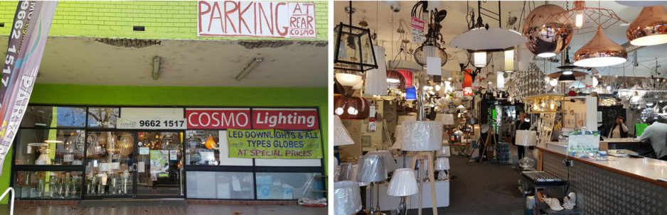 Cosmo Lighting Pic 1 - Leading suppliers of LEDs downlights globes and bulbs desk table and floor lamps Providing an oldschool customer service experience for 30 years