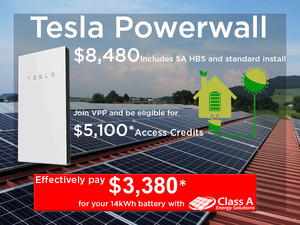 Class A Energy Solutions Pic 2 - Tesla install price