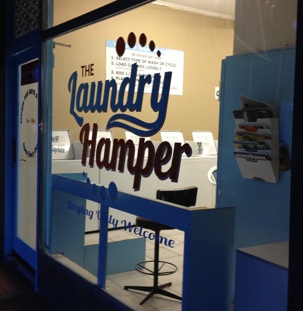 The Laundry Hamper Pic 1 - Brightly lit laundry services for your convenience til 10pm daily