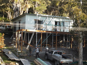 Custom Building Solutions - aus Pic 2 - Home extension progress Hat Head NSW