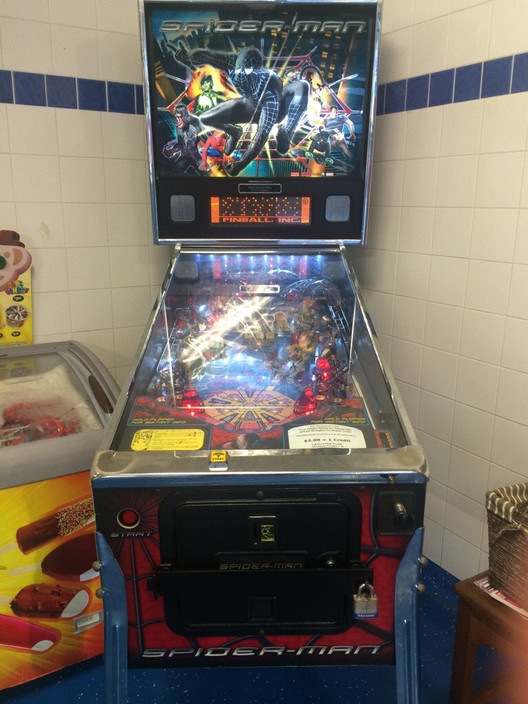 Tally Valley Seafood Pic 1 - Spider Man pinball time