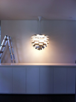 Spark-well Electrical Pic 3 - Feature pendant light at cosmedi clinic