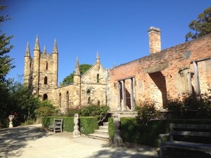 Port Arthur Villas Pic 3 - Church at Port Arthur Historic Site