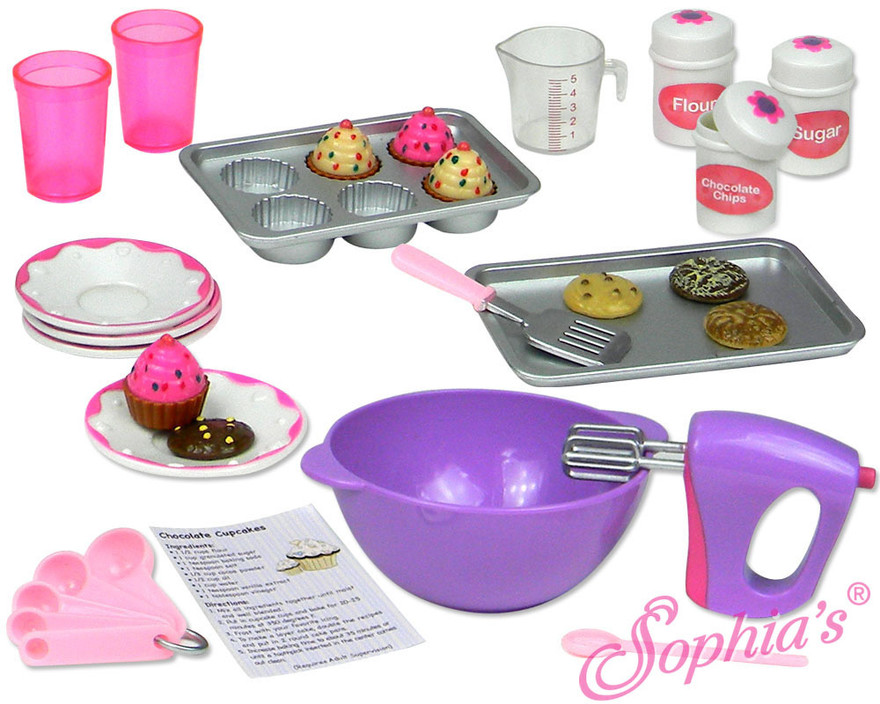 Rosie's Dolls Clothes Pic 1 - Baking Set