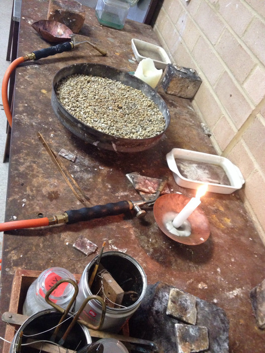 Mosman Community College Pic 1 - Jewellery making class Work bench