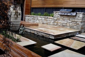 Earth Aspects Pic 2 - Natural Paving BBQ Area