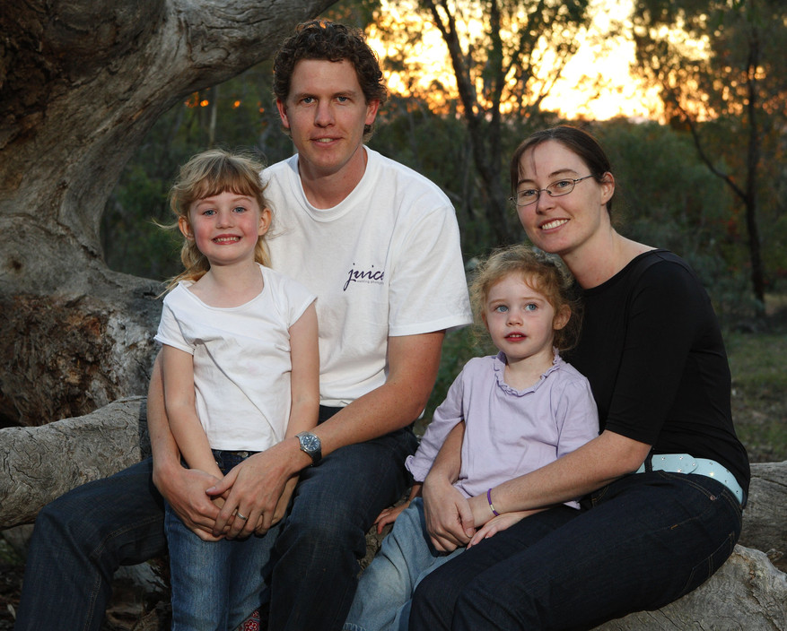 The PowerShot Great Aussie Road Trip Pic 2 - the power family greg power rachel power jasmine power 5 and jemma power 3