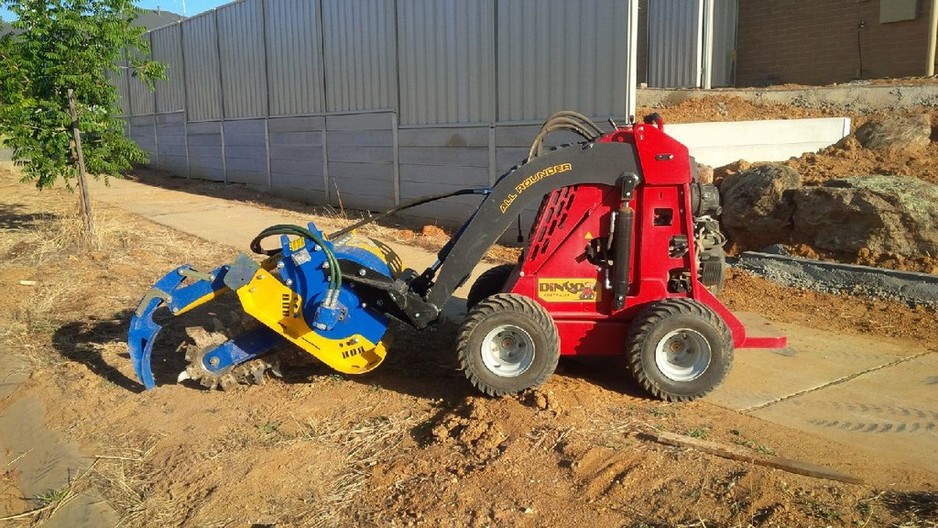 Hume Hire Pic 1 - DINGO HIRE ALBURY available with bucket trencher and augers