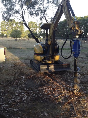 Jim's Diggers Pic 5 - Post Stump Hole Drilling