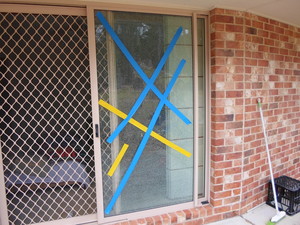 Gecko Glass Pic 5 - Smashed Door in a House in Wellington Point