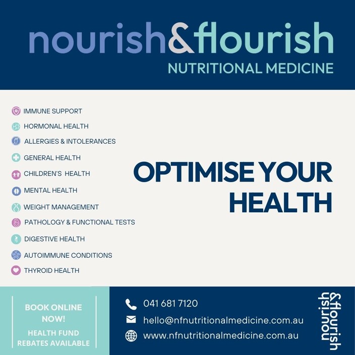 Nourish & Flourish Nutritional Medicine Pic 1 - Constant fatigue digestive disturbances and low mood are just a few of the many health challenges that have become an accepted part of normal daily life At Nourish Flourish Nutritional Medicine we believe there is a better kind of normal Book Now