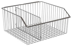 Chrome Wire Shelving Wholesalers Australia Pic 4 - Chrome wire maxi baskets in various sizes reduce cleaning and dust downs