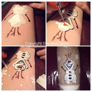 Wicked Faces - Face Painting Pic 5 - Olaf