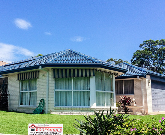 Roofshield Restorations Pic 1 - And this was my roof after Roofshield Roof Restorations Brisbane started As you can imagine Im pretty happy with the work