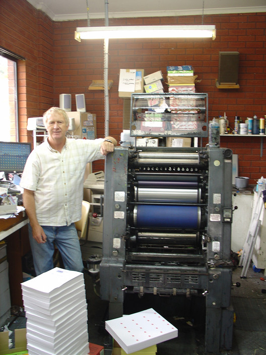 Bill & Sandra Piper Printing & Copying Pic 1 - Offset printing press