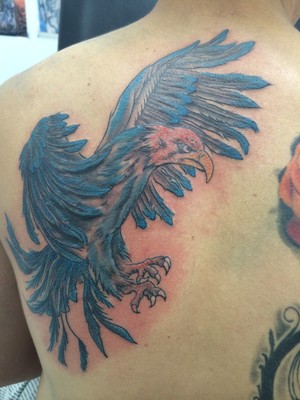 Needles Pic 3 - eagle on sholder