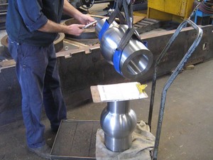 C & C Machining And Engineering Pic 5 - Final QA inspection of ball socket for CSG wellhead