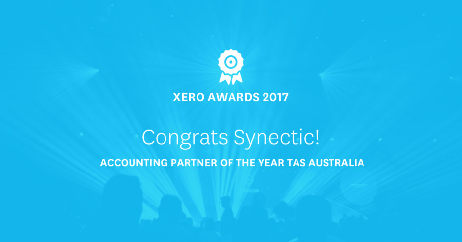 Synectic Super Pty Ltd Pic 1 - Xero Accounting Partner of the Year 2017 Tas