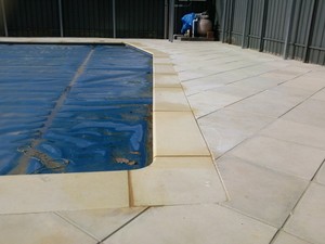 DIRECT PAVING AND LANDSCAPING Pic 3 - POOL COPING