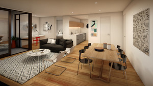 Quattro Interiors Studio Pic 5 - Multi residential apartment living area design