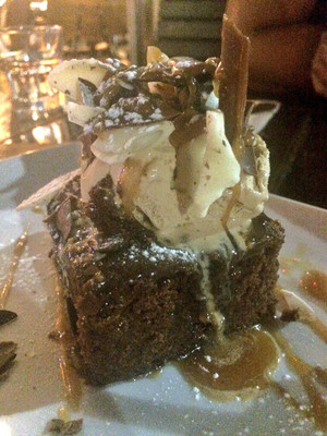 Alto Cucina & Bar Pic 5 - The sensational salted caramel brownie yum