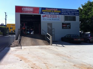 Beenleigh Mufflers & Brakes Pic 4 - Rear car parking area