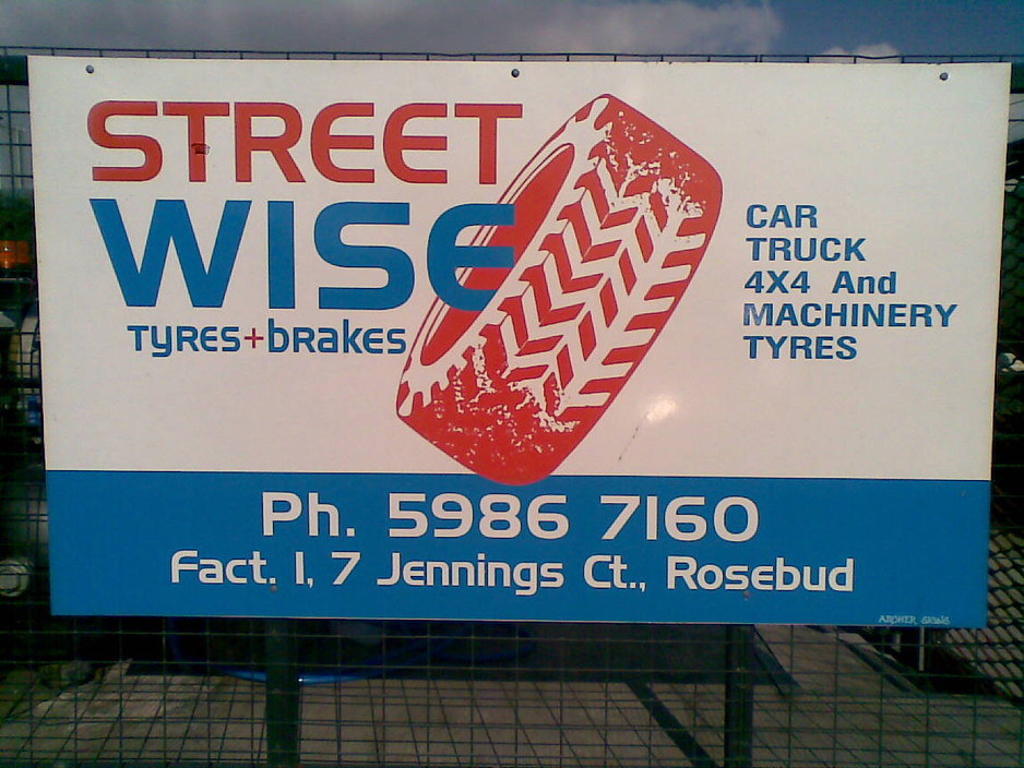 Street Wise Tyres & Brakes in Rosebud, Melbourne, VIC, Tyres TrueLocal