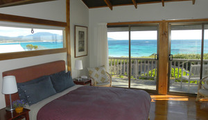 Aurora Beach Cottage Pic 2 - Ocean views from the bedroom