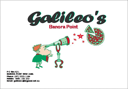 Galileos Pizza Banora Point Pic 1 - OUT OF THIS WORLD