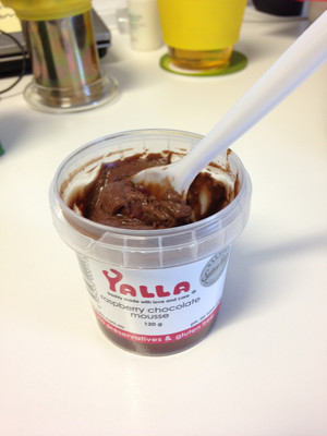 IGA Pic 2 - This raspberry chocolate mousse available at IGA will take you to heaven and back